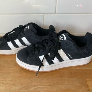 Adidas Navy and White Campus Sneakers